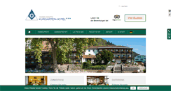 Desktop Screenshot of kurgarten-hotel.de